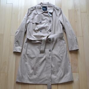 NWT Talbots Trench Coat Classic Tan Size 1XP